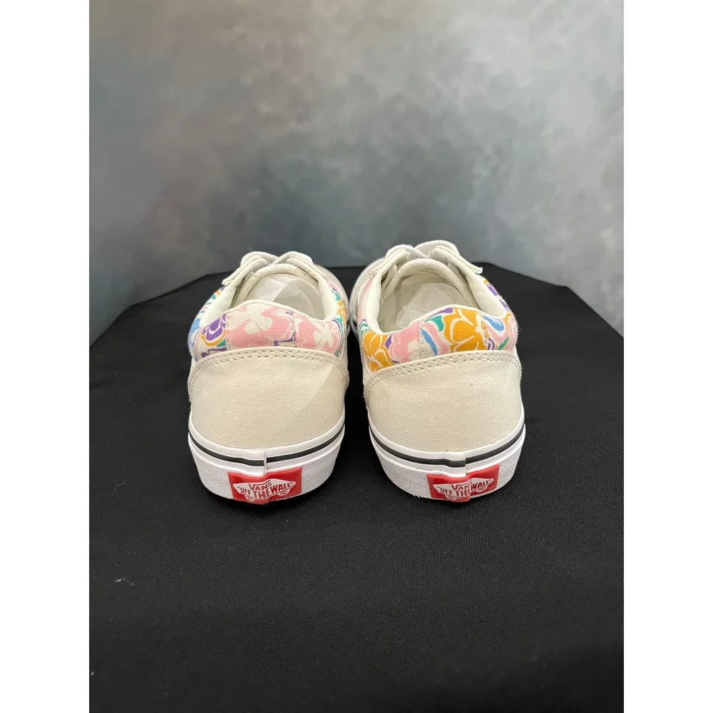 Vans Ward Low Top Sneaker Multi Floral Canvas Kids Shoes - Picture 9 of 10